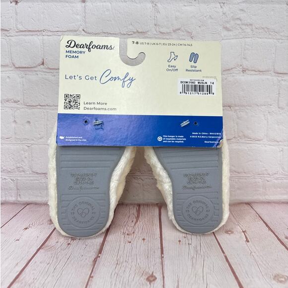 NWT Dearfoams Emery Critter Closed Back Slippers Toddlers Size 7/8 - Picture 7 of 7